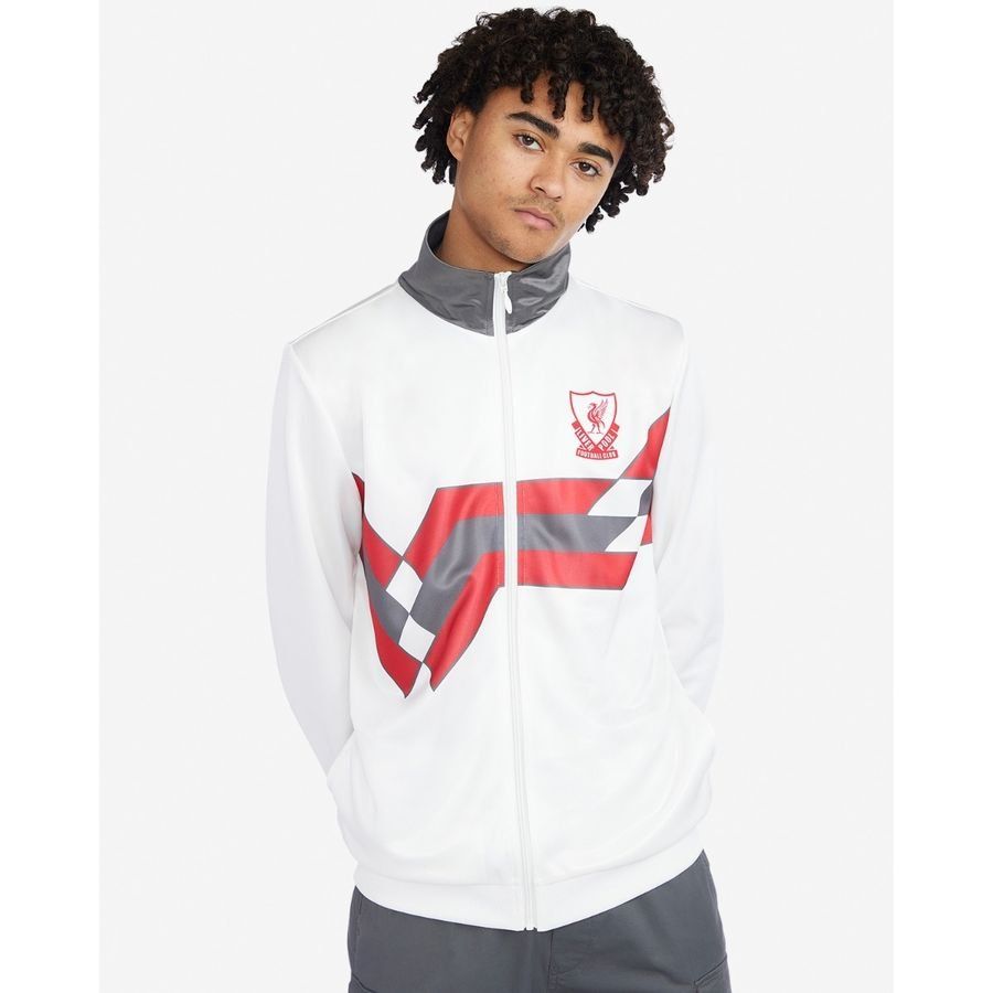 Liverpool Track Jacket 89 - White - Men's-SoccerKits Hub | Buy Soccer Jerseys Online